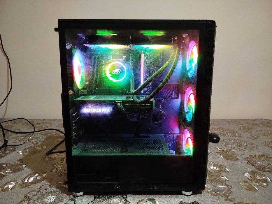 Kompyuter+Monitor.Ryzen 7,RTX 3060 12GB.RAM 16,SSD 256gb,HDD 1tb.