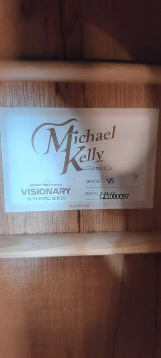 Chitara Electro Acustica cu Gat Reglabil Michael Kelly Doza Fishman