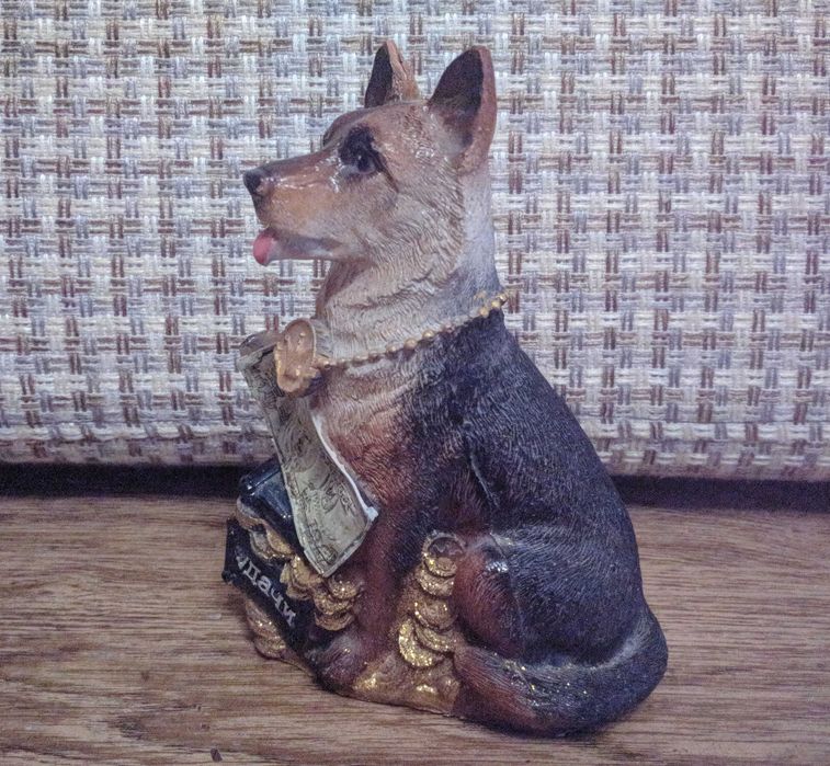 Копилка статуэтка фигурка овчарка
