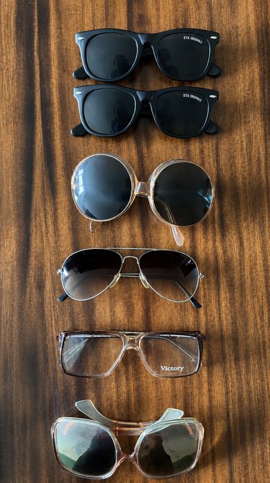 Лот винтидж очила – aviator, oversized, retro