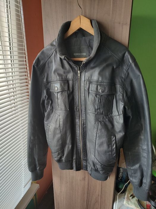 Мъжко яке естествена кожа