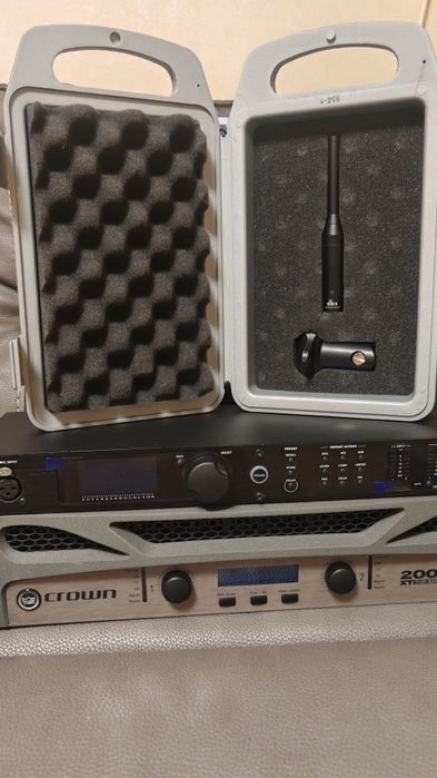 Crown xti 2002 Amplificator +DBX PA2+ Microfon calibrare