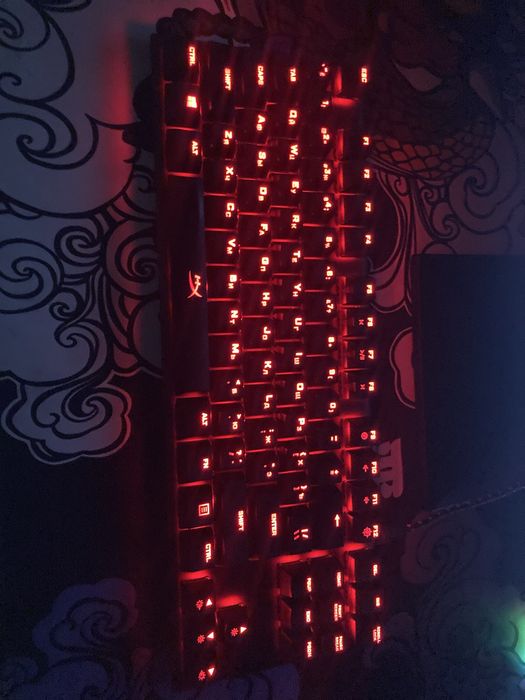 Продам клавиатуру Hyperx alloy fps pro red switch
