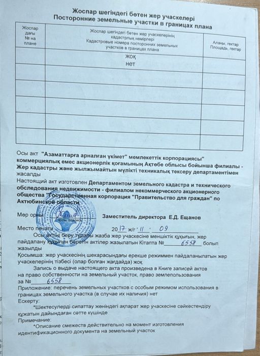 Продам земельный участок