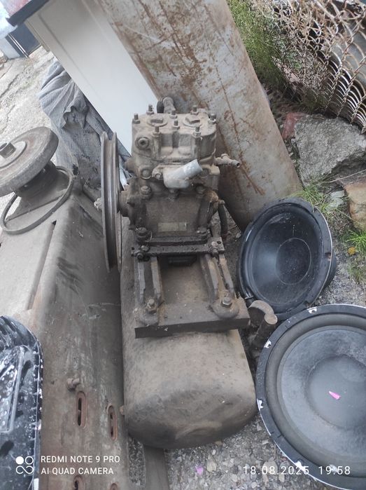 Компресор без ел.двигател самоделка