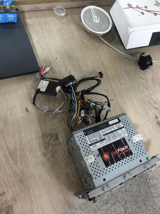 Red power monitor ford