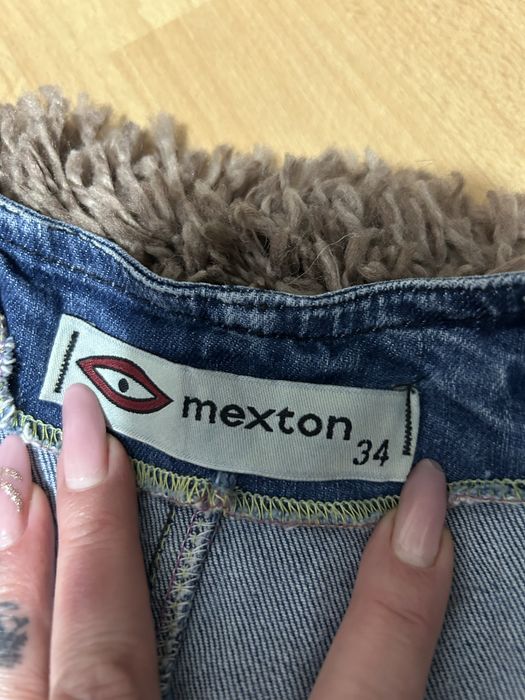 Doua Salopete denim  Mexton push-up& cristale si Foggy