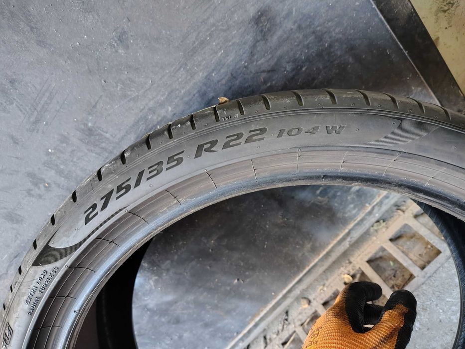 4бр.летни гуми PIRELLI 275 35 22 DOT22 цена за брой