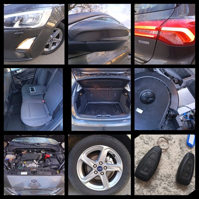 Ford Focus Titanium*AF.2019*Automată 8+1 V*Padele Volan*1.5D*130Cp*Clima*Pilot*Navi*Led*KeyLess*B&O*Euro 6!