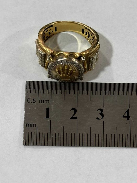 Златен пръстен ( Rolex Crown ) 11гр.