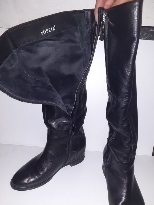 Кожаные сапоги SOPEIA
