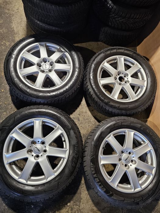 4 jante 5x108 R17 cu anvelope iarna 235 60 17 Goodyear
