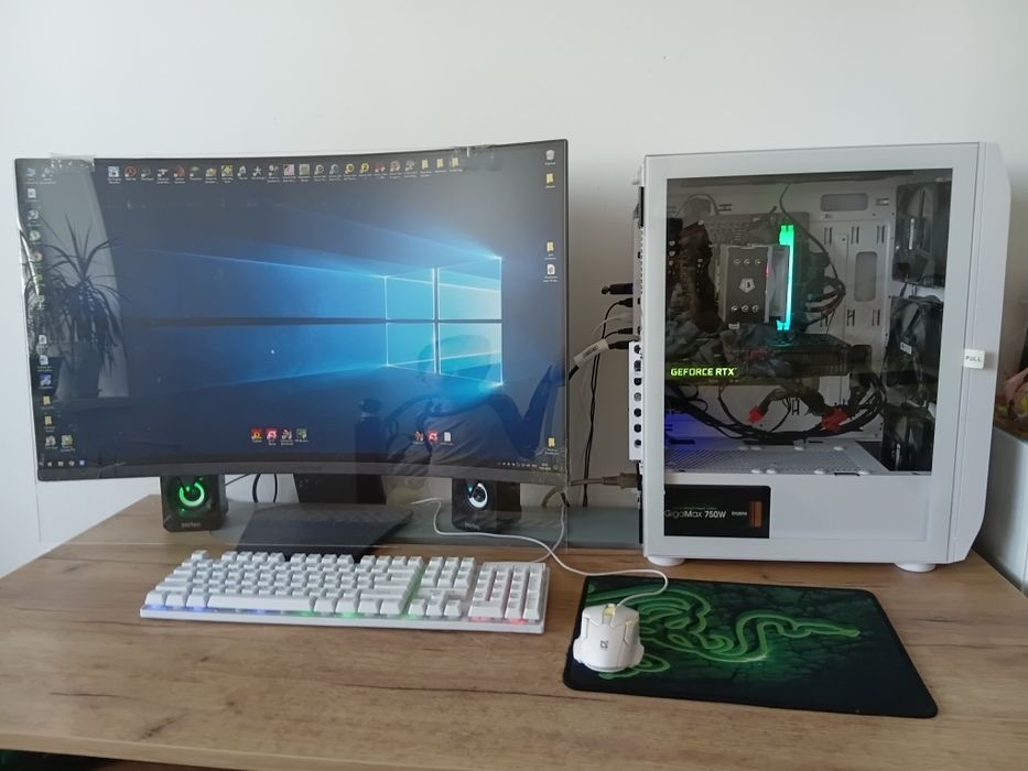 Core i3 12100f  Rtx 3060  32 дюйма 2к