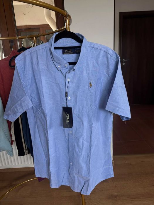 Cămașă Ralph Lauren Bleu cu Mânecă Scurtă