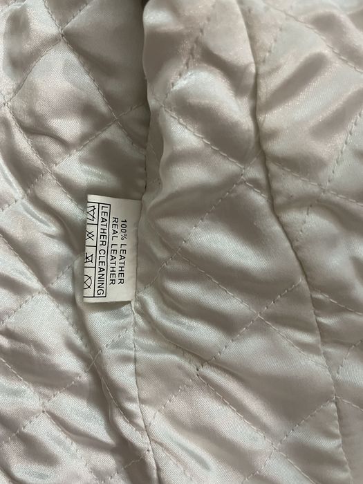 Vand jacheta piele dama, alba, S