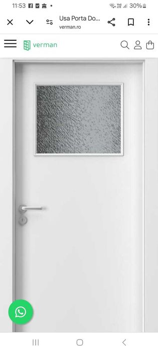 Usa interior Firma Porta Brand B&M fara toc baie