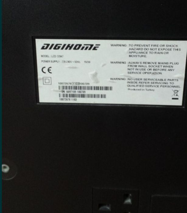 Vand televizor Digihome