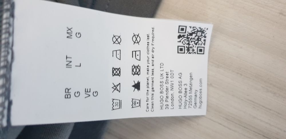 Hugo Boss Luxury Cotton Mens Size L НОВО! ОРИГИНАЛ! Мъжка Тениска