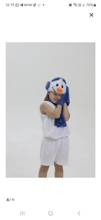 Костюм продам снеговика