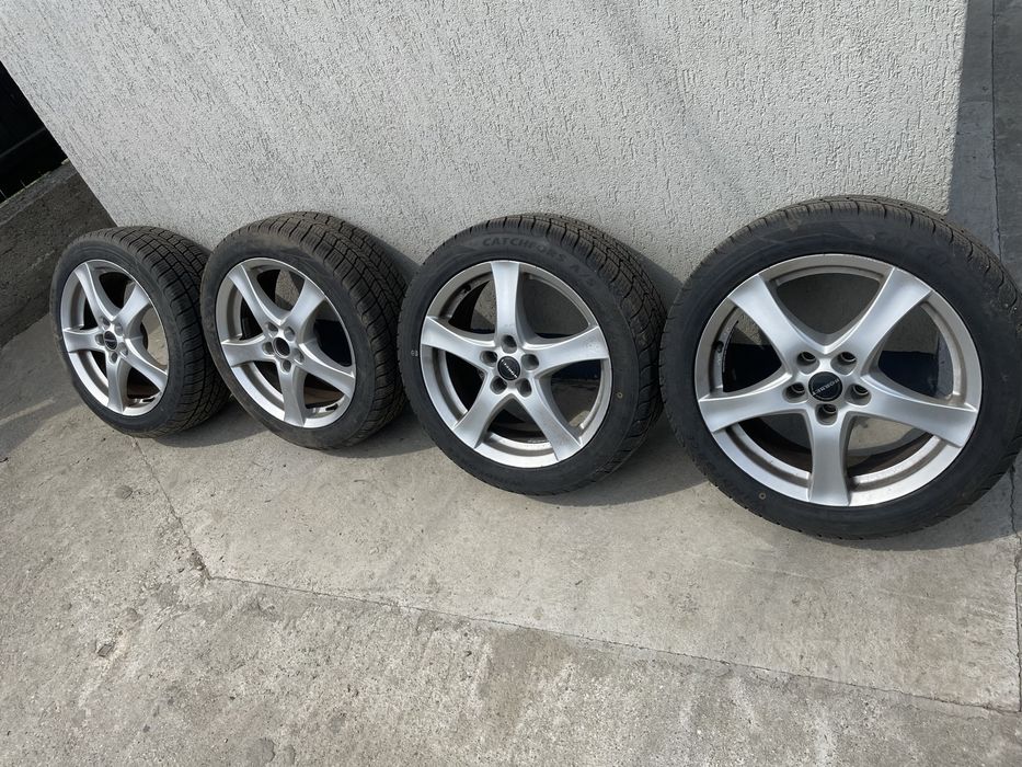 Jante aliaj + cauciucuri noi iarna Volkswagen Passat Golf 5 x 112 R17