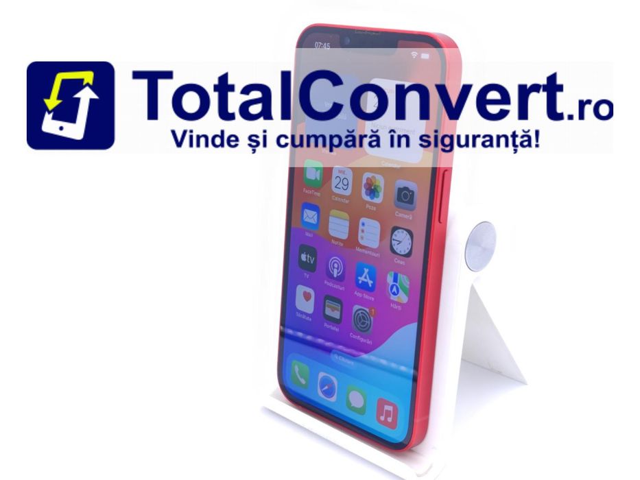 Apple iPhone 13 128GB Red 4GB Single SIM, Garantie 24 luni | #D94797