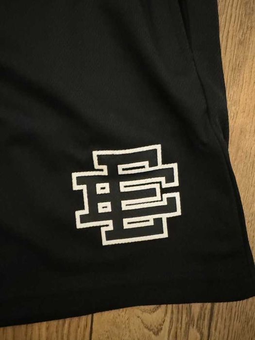 Eric Emanuel Black/White Logo Shorts