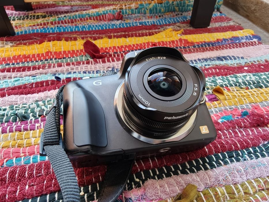 Panasonic Lumix G3 + fisheye обектив F5.6/10mm