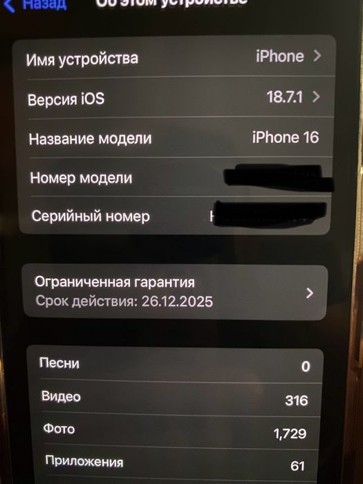 Iphone 16 256gb