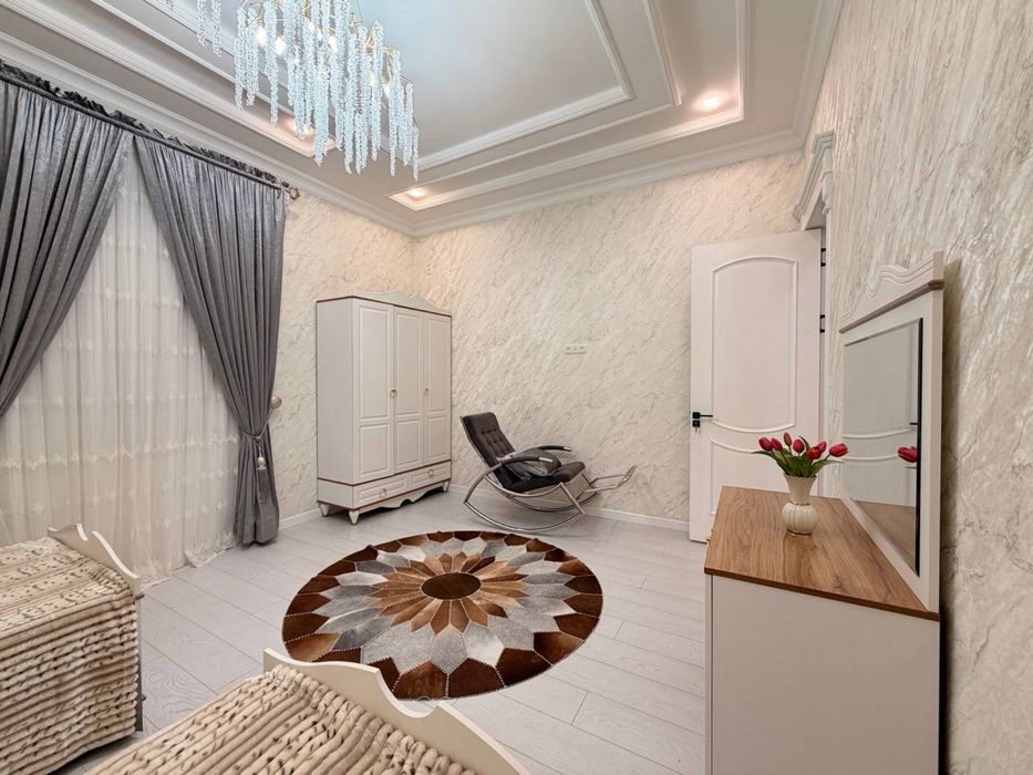 Новый коттедж в Ханабаде (2 сотки). 5 комнат. С мебелью и техникой!