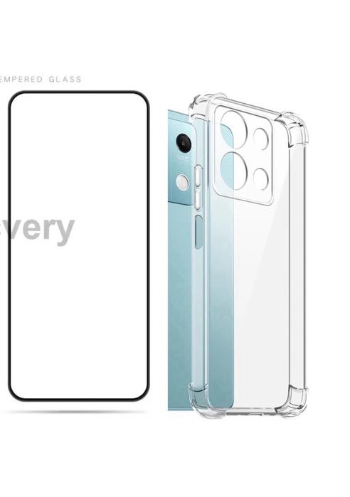 Xiaomi Redmi Note 13C/13T/13 PRO/5G Husa Clara Colturi + Folie Sticla