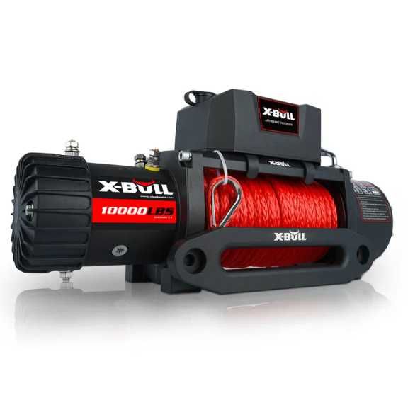 Troliu Excalibur Winch 13500lbs (12V cablu sintetic 25m NOU,Factura