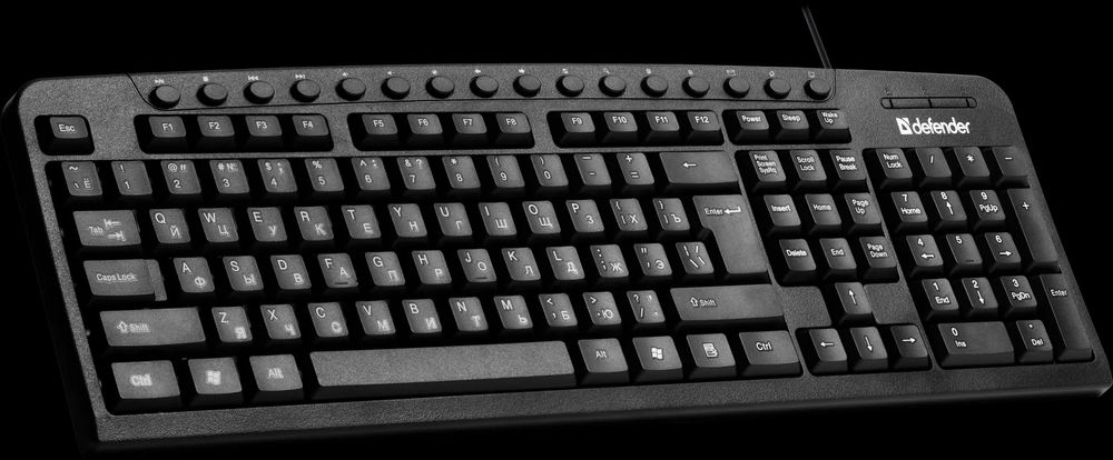 Проводная Клавиатура Defender HB-470