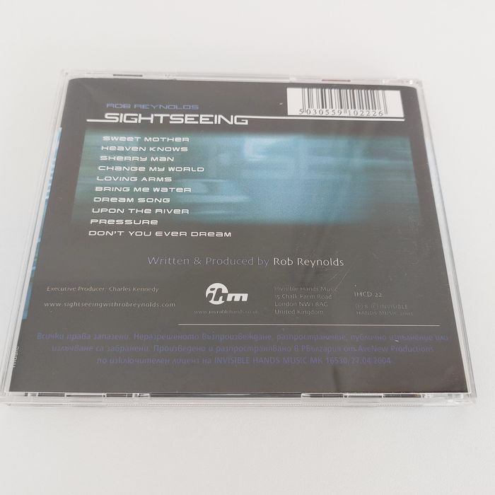 Rob Reynolds – Sightseeing – Audio CD, като ново