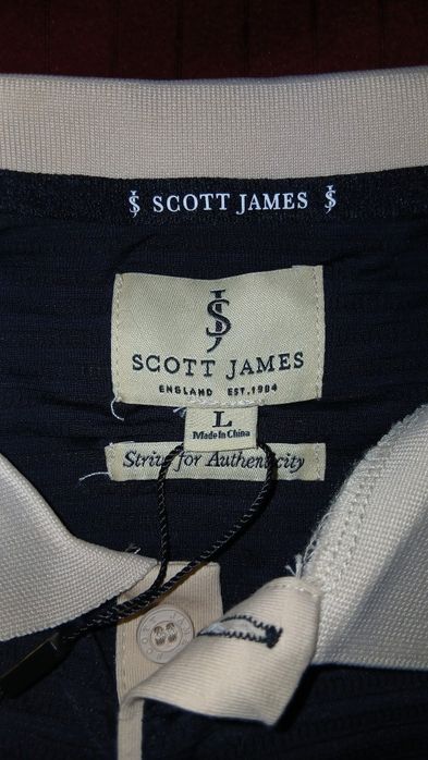 Из США, мужская футболка-поло бренда "Scott James". Цена 230.000 ‼️‼️‼