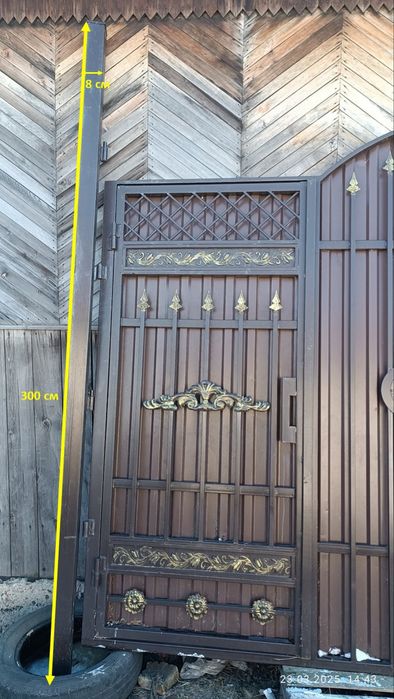 Продам ворота с калиткой