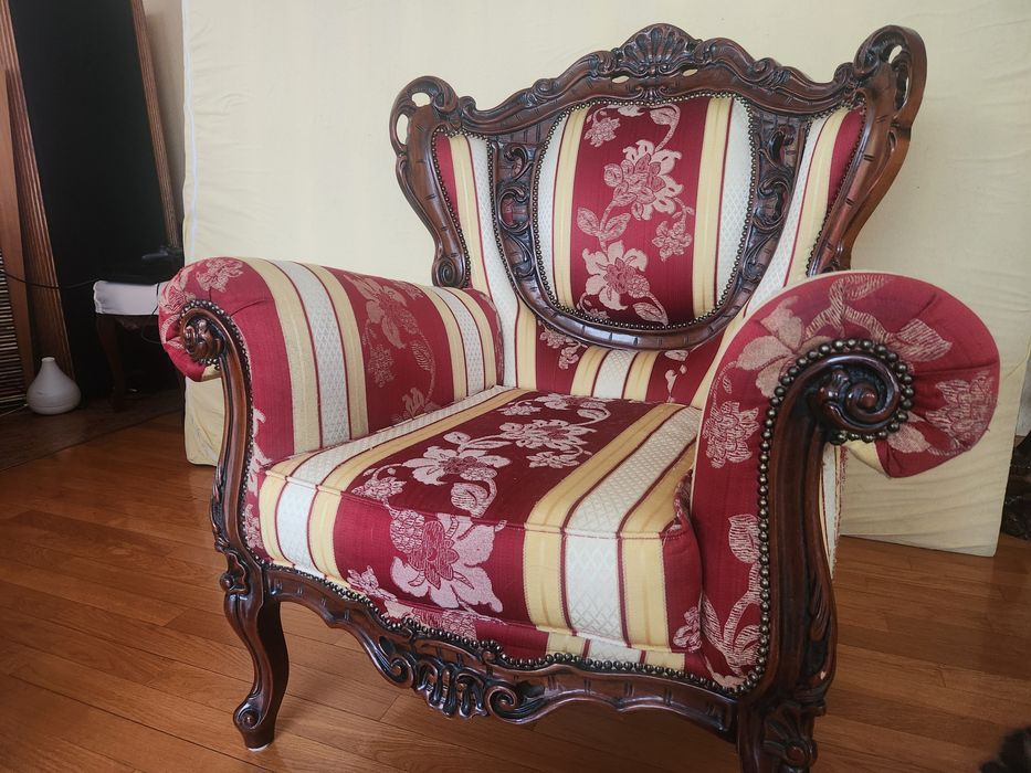 Комплект италиански дивани орех