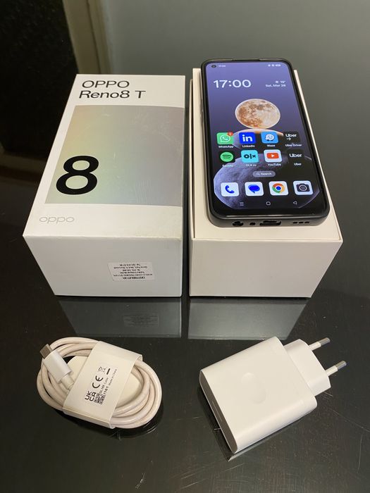Oppo reno 8T full box arată bine păstrat cu grijă
