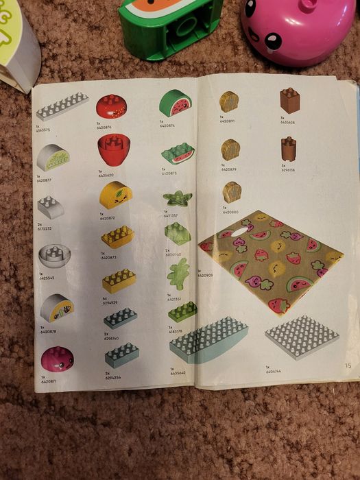 Lego duplo, 10983, piata de legume, 40 piese