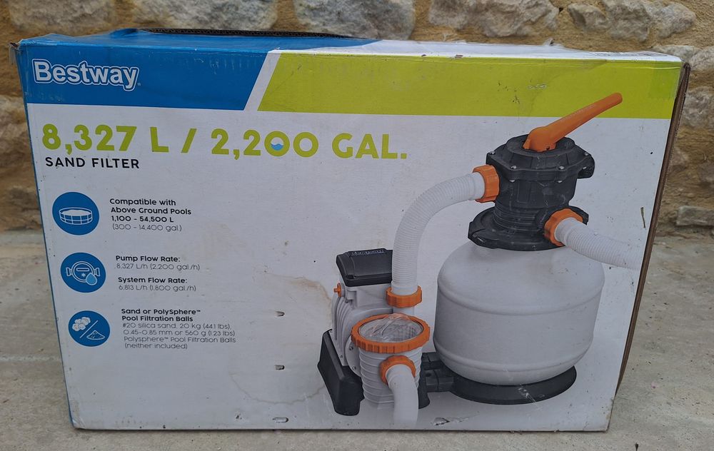 Сглобяем басейн Bestway Steel Pro Max с пясъчна филтърна система