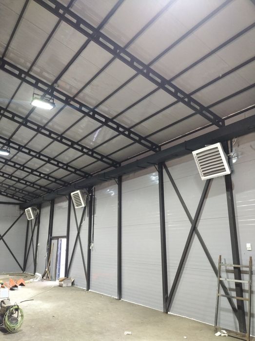 Монтаж сэндвич панелей