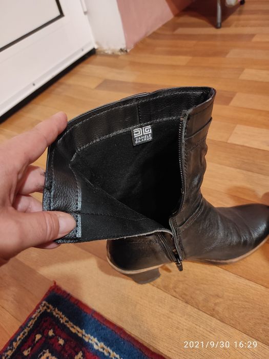 Дамски боти от естествена кожа