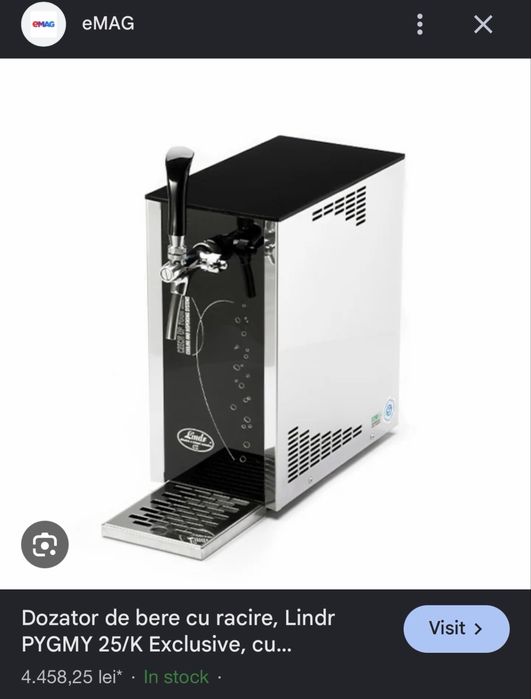 Dozator bere prosecco racire instant