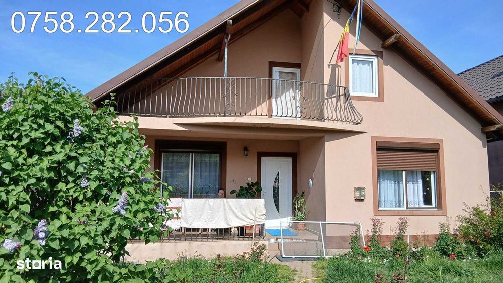 Casa la tara cu anexe, garaj, aer conditionat, liniste si teren 50 ari