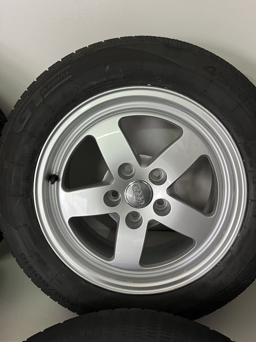Оригинални джанти 16 цола 5х112 за Ауди А4 Б9 с гуми 205/60/16