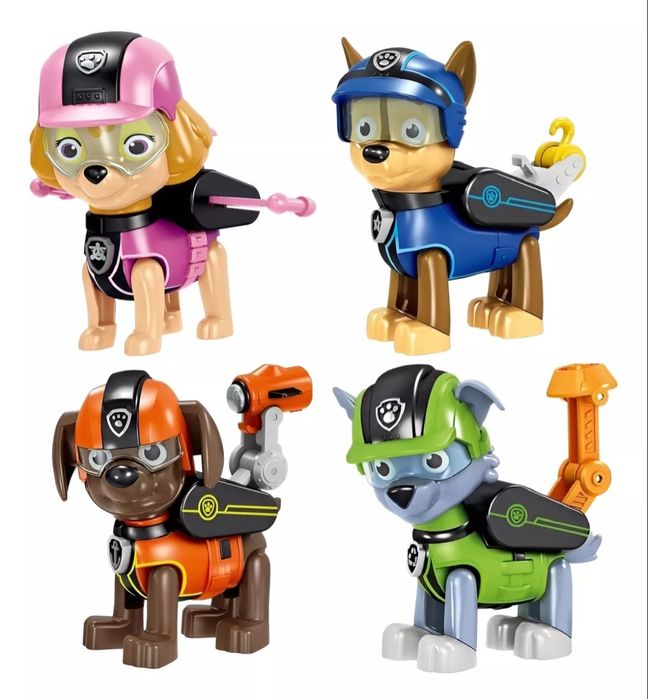 Голям комплект Фигурки Пес Патрул и Райдър Paw Patrol кученца с Райдър