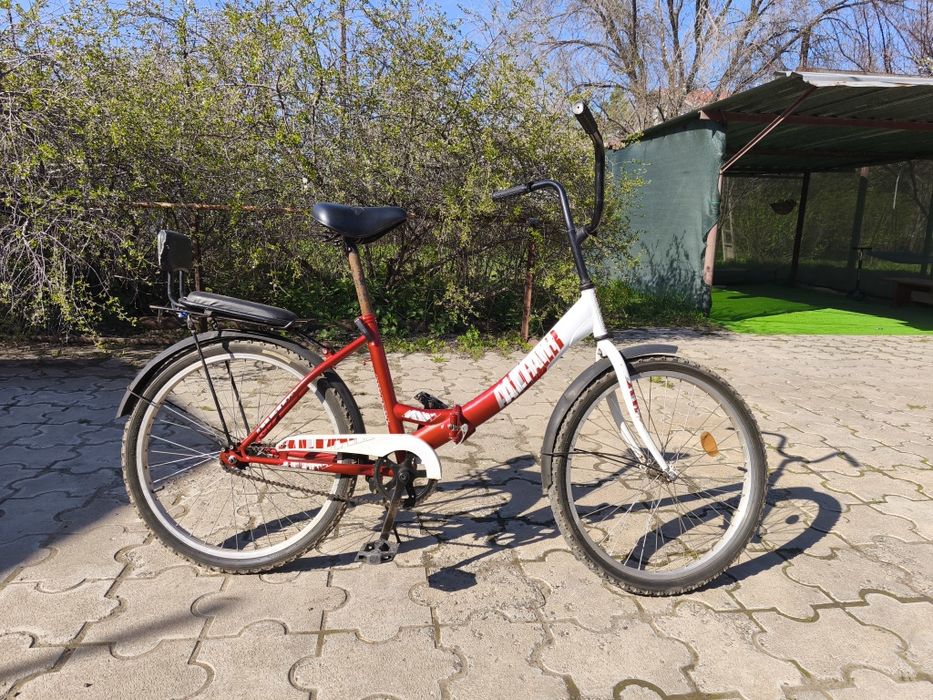 Складной дорожный велосипед «Альтаир» с мягким сиденьем для пассажира