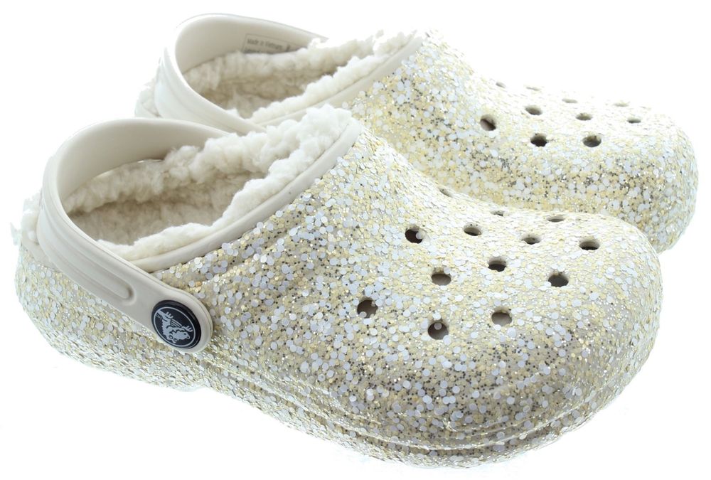 Нови детски пантофки Crocs Glitter 29/30