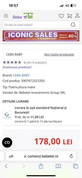 Perna de alaptat din micro-perle