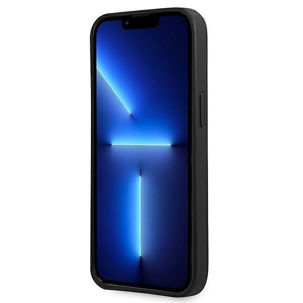 Guess hardcase saffianotriangle logo - дизайнерски кожен кейс за iphon