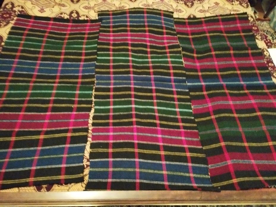 Старинни престилки, торби, свещник, пахарка, косичник